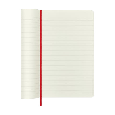 TACCUINO LG COP. MORBIDA RIGHE RED MOLESKINE