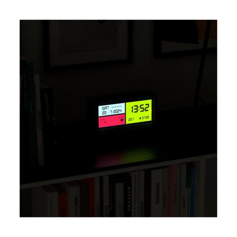 SVEGLIA SPECTRONOMA LCD CLOCK ART. LCD/SPECT1 BLACK NEWGATE