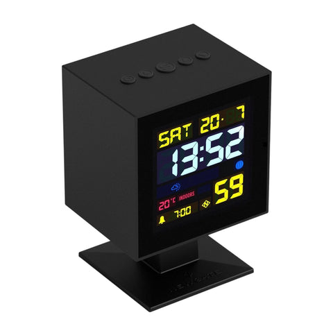 SVEGLIA RETRO' MONOLITH LCD ALARM ART. LCD/MONO1 BLACK NEWGATE