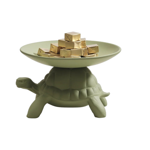 POCKET EMPT TURTLE CARRY XS CERAMIC 36016PE-GE QEEBOO OLIVE GREEN
