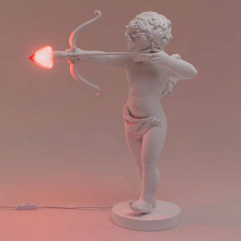 LAMPADA IN RESINA CUPIDO CM 50X21 H. 63  WHITE ART. 14841 SELETTI