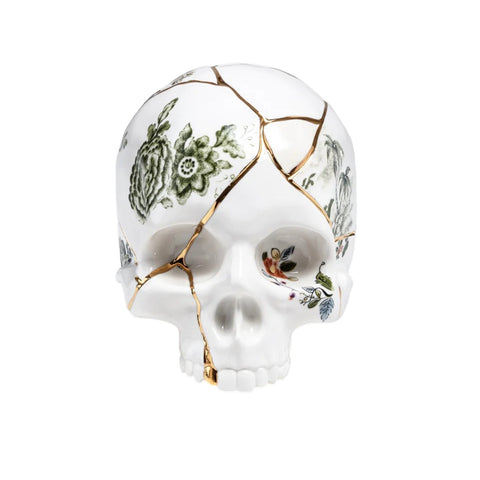 TESCHIO SELETTI IN PORCELLANA KINTSUGI SKULL 09943