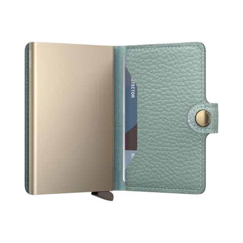 MINIWALLET SECRID PEBBLE SEA GREEN