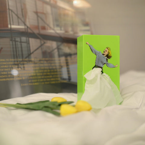 PORTA FAZZOLETTI  TISSUE UP GIRL S-TG002LG LIGHT GREEN SPEXTRUM