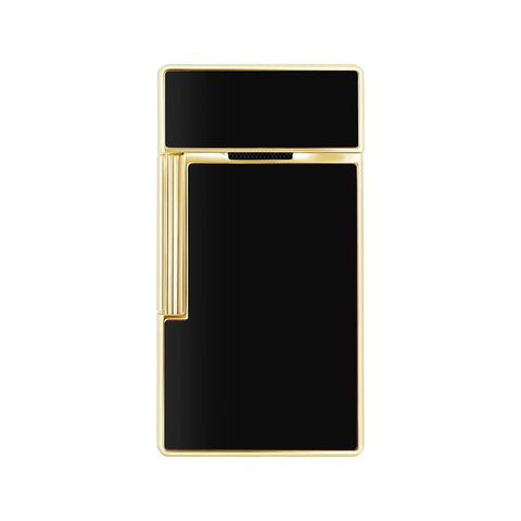 ACCENDINO LI BIGGY BLACK LACQ/GOLDEN ART. 025222 S.T. DUPONT