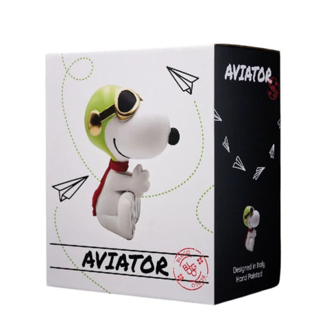 SOPRAMMOBILE SNOOPY AVIATOR SNO025-1107 WHITE BLOGO DESIGN