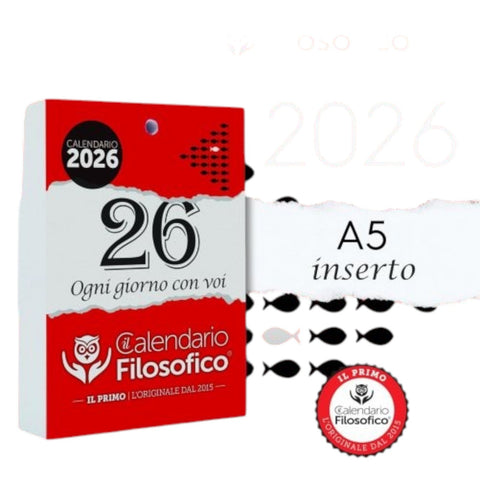 RICARICA CALENDARIO FILOSOFICO FORMATO A5 INTEMPO