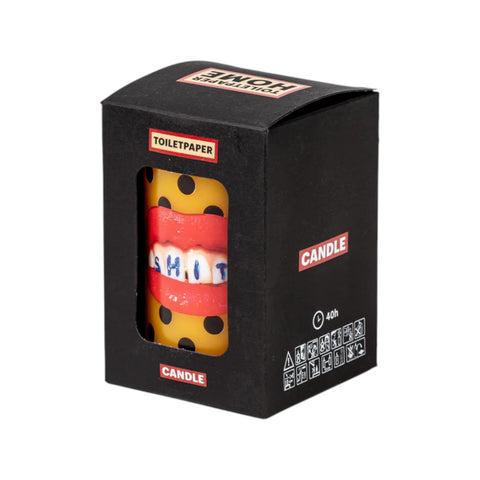 CANDELA GRANDE TOILETPAPER CM 7X7X10 SHIT ART. 14086 SELETTI