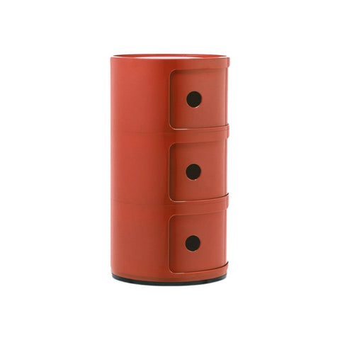 COMPONIBILE KARTELL 3 ELEMENTI AMBRA/ARANCIO  04967/AM