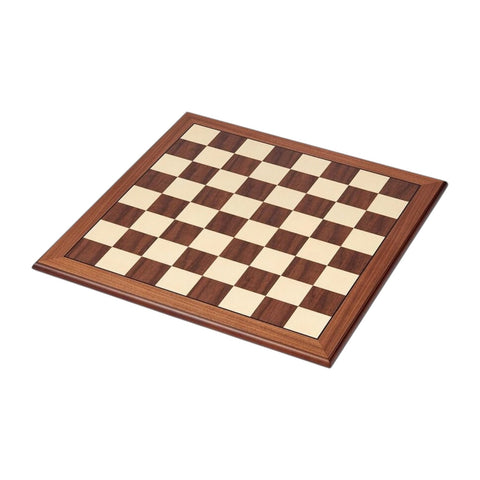 SCACCHIERA NOCE ACERO 52 CM BORDO ARROTONDATO 804555 WOOD DAL NEGRO
