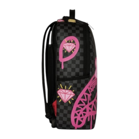 ZAINO PINK PANTHER DRIPPY DIAMONDS 910B8790NSZ PINK SPRAYGROUND
