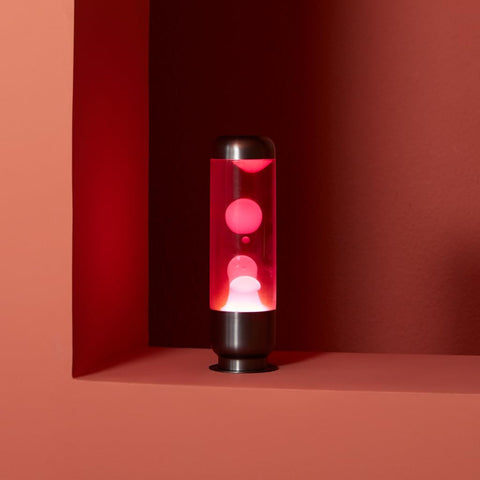 LAMPADA LAVA THE CAPSULE ROSA/BIANCO 28012 BALVI