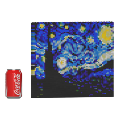 COSTRUZIONI CTHE STARRY NIGHT BRICK PAINTING JECKA