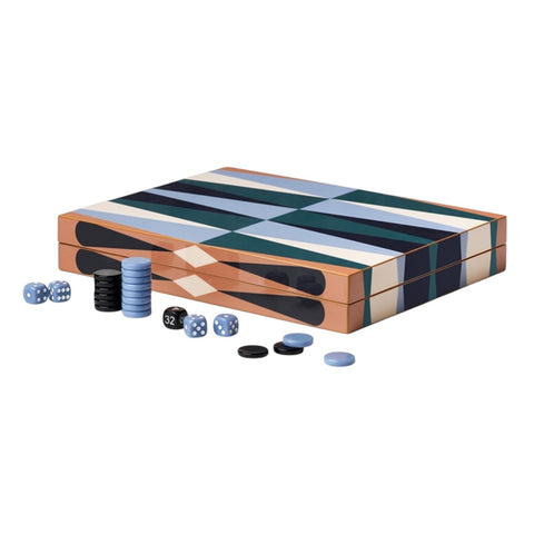 GIOCO BACKGAMMON LACQUERED PW00722 PRINTWORKS