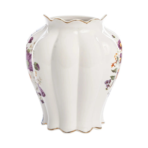 VASO IN PORCELLANA DIAM. 23 H. 26 HYBRID MELANIA 09770 SELETTI
