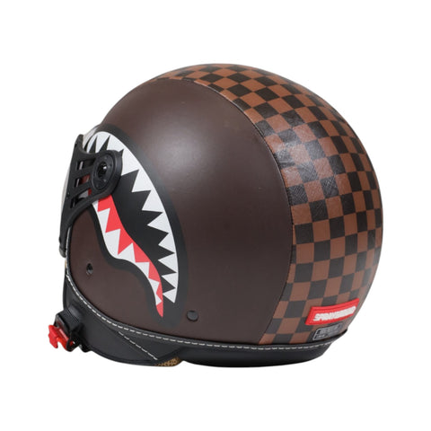 CASCO SHARKS IN PARIS HELMET BROWN TAGLIA M OP01 SPRAYGROUND