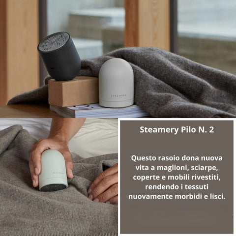 RIMUOVI PELUCCHI PILO N2 SM-PI20101 STEAMERY BLACK CHARCOAL