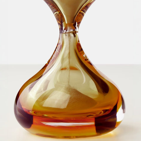 CLESSIDRA SOMMERSA AMBRA CRISTALLO ART. FO342014000X0BNX YELLOW VENINI