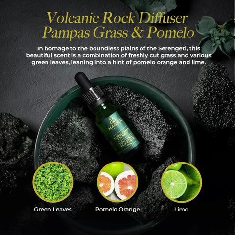 PROFUMATORE D'AMBIENTE MAGMA VULCANIC ROCK M035 GREEN MAGMA LONDON