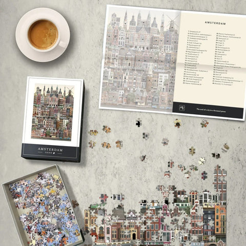 PUZZLE JIGSAW AMSTERDAM ART. MS0620 1000 PEZZI MARTIN SCHWARTZ
