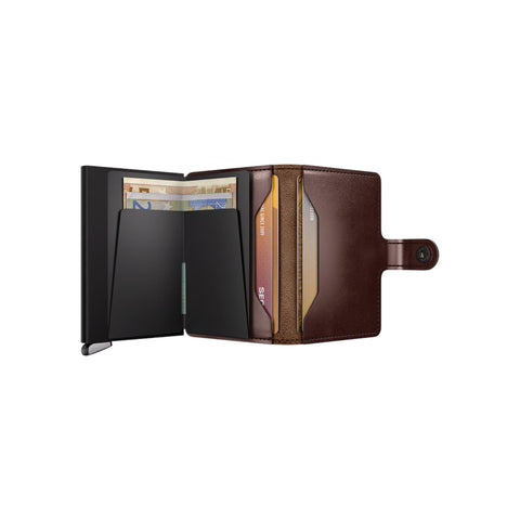 PORTAFOGLIO PREMIUM MINIWALLET DUSK DARK BROWN SECRID