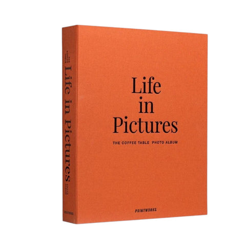 PHOTO ALBUM LIFE IN PICTURES ORANGE ART. PW00878 PRINTWORKS