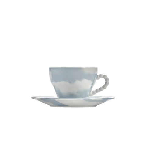 TAZZINE SET 2 CUP + SAUCER LIGHT B0126100-602 BLUE SERAX