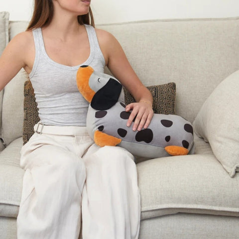 COPERTA E CUSCINO TECKEL GRIGIO ART. 28368 BALVI
