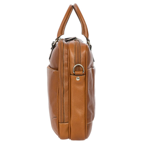 CARTELLA DA LAVORO LIFE PELLE 38X29X9 CM BPL15130 BRIC'S BROWN