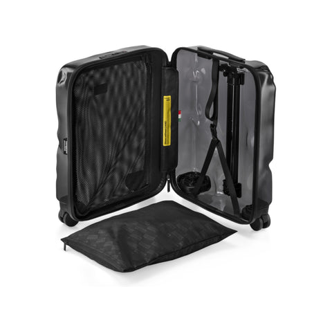 TROLLEY CRASH BAGGAGE SHARE 2.0 CB401 B01 CLEAR BLACK