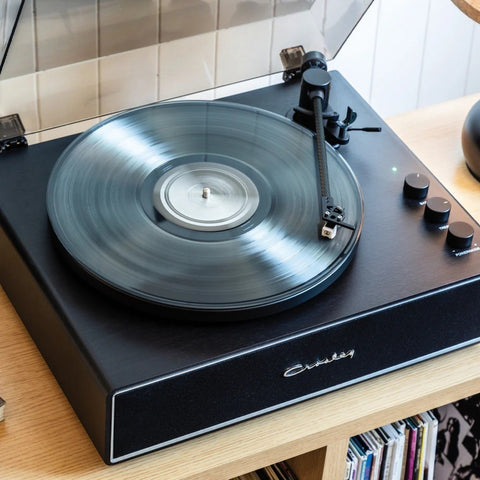 GIRADISCHI STAVE RECORD PLAYER CR6046A-BKSL4 BLACK-SILVER CROSLEY