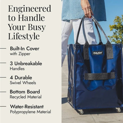 BORSA TROLLEY PER SPESA SMALL 4672994 MIDNIGHT BLUE HULKEN