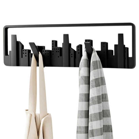 GANCIO DA PARETE SKYLINE MULTI HOOK ART. 318190-040 BLACK UMBRA