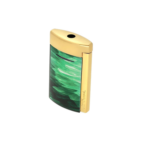 ACCENDINO LI MINIJET GEODE ART. 010836 GREEN/GOLDEN S.T. DUPONT
