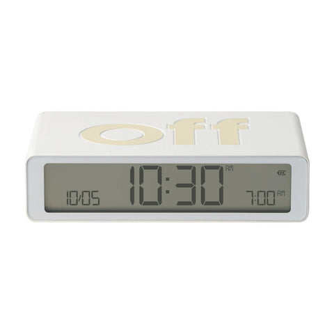 SVEGLIA FLIP CLASSIC LR157W9 BIANCO LEXON