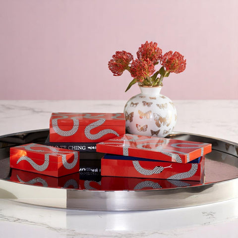 EDEN BOX MEDIUM ORANGE ART.30923 JONATHAN ADLER