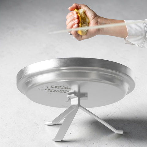 GIREVOLE LAZY SUSAN CM 34 H 15 SM32734 SILVER KNINDUSTRIE