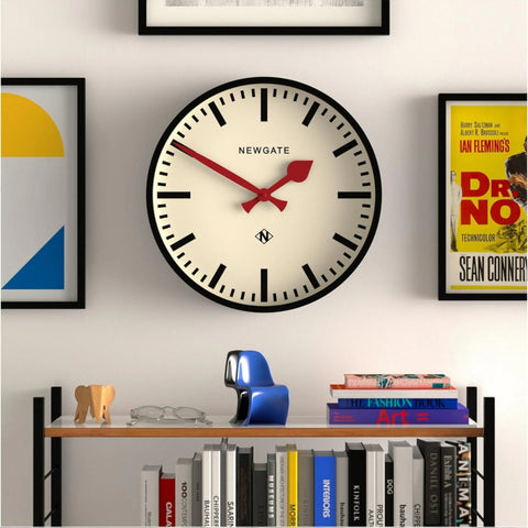 OROLOGIO DA PARETE UNIVERSAL UNIV390K BLACK NEWGATE