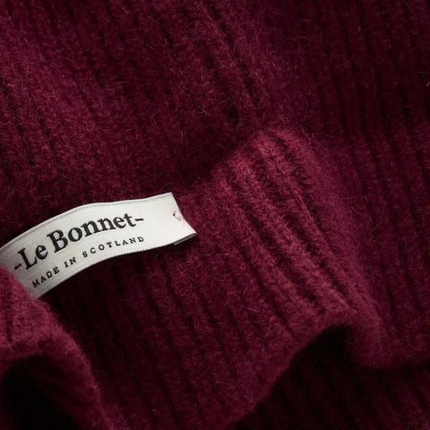 BERRETTO IN LANA ONE SIZE ART. BEA-018 LE BONNET BEANIE WINE