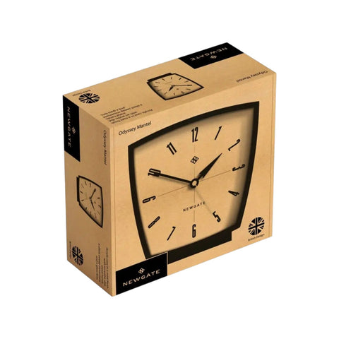OROLOGIO ODYSSEY MANTEL CLOCK MAN/ODY220K BLACK NEWGATE