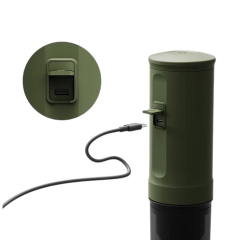 MACCHINETTA PER ESPRESSO PORTATILE FOREST GREEN OUTLN NANO