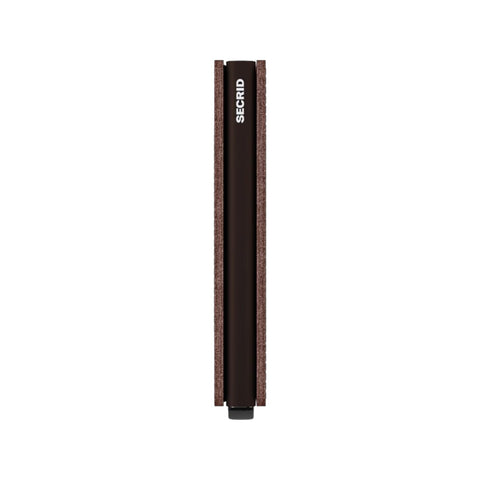 PORTAFOGLIO SLIMWALLET VEG ESPRESSO SECRID