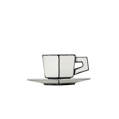 ESPRESSO CUP + SAUCER 2 PZ  ART. B0125001-008 SERAX