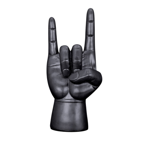 HEADPHONE STAND ROCK ON BLACK LUCKIES