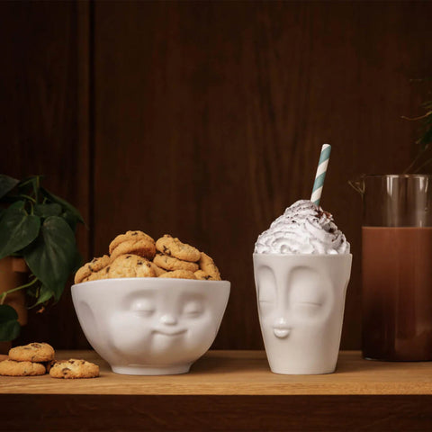 TAZZA MUG KISSING T018701 TASSEN WHITE