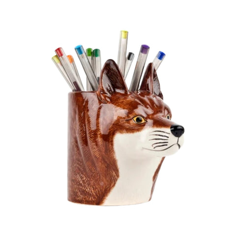 PORTAPENNE FOX PENCIL POT ART. 127 QUAIL DESIGNS