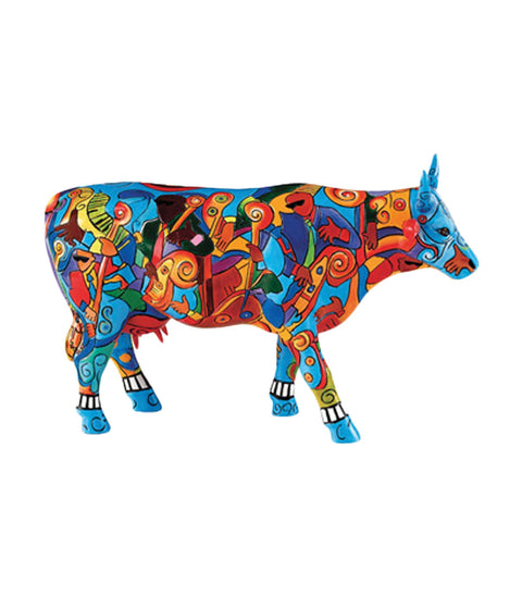 "COW PARADE L MUSIC COW EXTRAVAGANZA ART 46706"