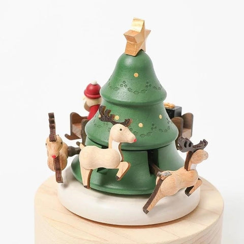 WOODERFULLIFE SPIELUHR WEIHNACHTSMANN &amp; RENTIER S 1060802