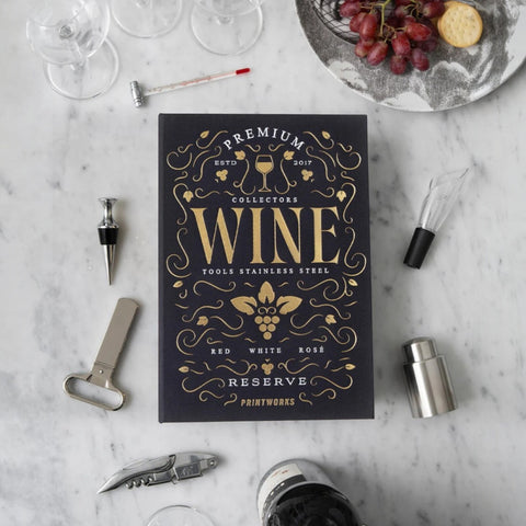 SET THE ESSENTIAL WINE TOOLS LARGE PW00784 BLUE PRINTWORKS
