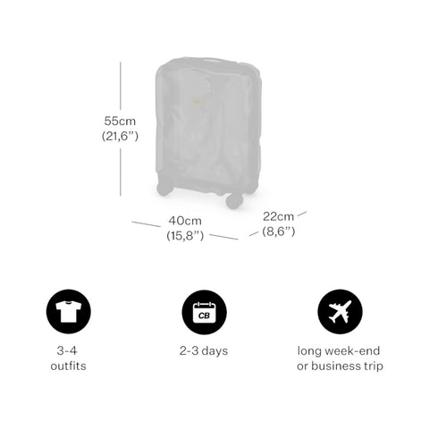 TROLLEY SHARE 2.0 CABIN  CB401 050 CRASH BAGGAGE CLEAR